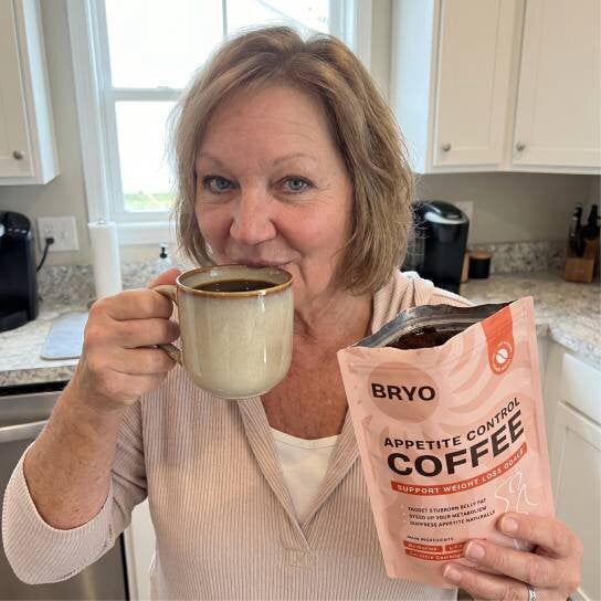 BRYO coffee testimonial Angela P.